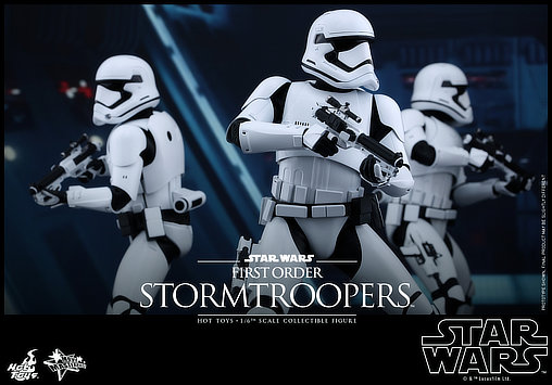Star Wars - Episode VII - The Force Awakens: First Order Stormtrooper, 1/6 Figur von Hot Toys