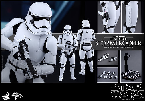 Star Wars - Episode VII - The Force Awakens: First Order Stormtrooper, 1/6 Figur von Hot Toys