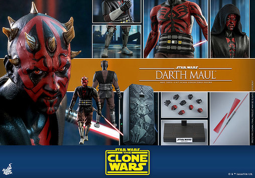 Star Wars - The Clone Wars: Darth Maul, 1/6 Figur von Hot Toys