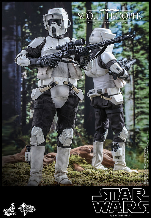 Star Wars - Episode VI - Return of the Jedi: Scout Trooper, 1/6 Figur von Hot Toys