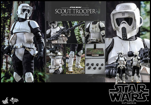 Star Wars - Episode VI - Return of the Jedi: Scout Trooper, 1/6 Figur von Hot Toys