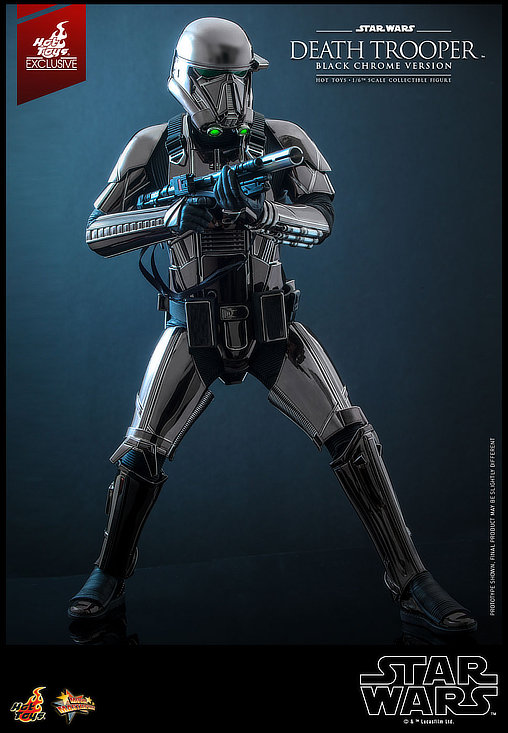 Star Wars - Rogue One: Death Trooper - Black Chrome, 1/6 Figur von Hot Toys