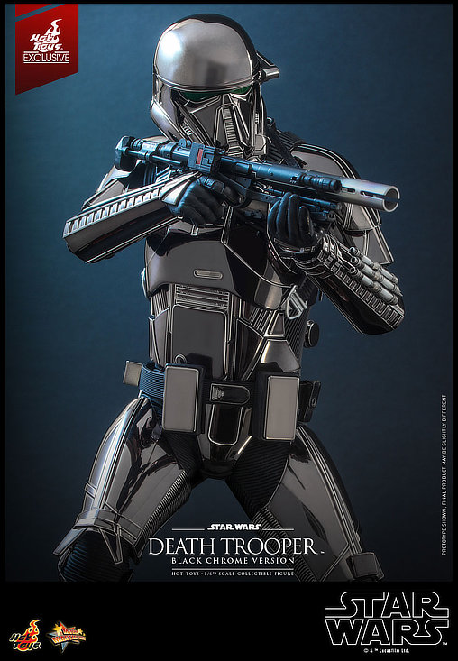 Star Wars - Rogue One: Death Trooper - Black Chrome, 1/6 Figur von Hot Toys
