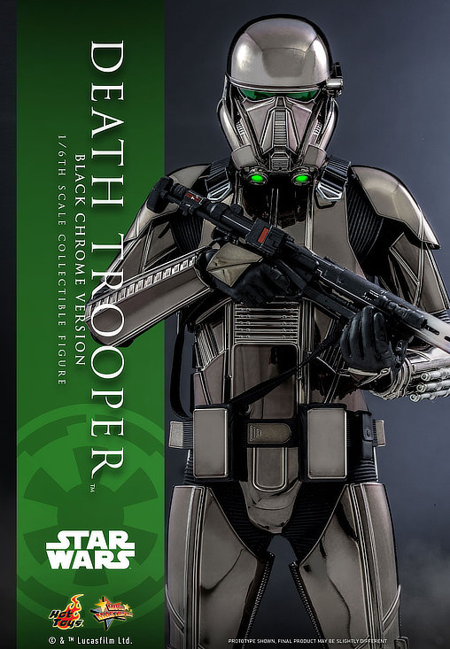 Star Wars - Rogue One: Death Trooper - Black Chrome, 1/6 Figur von Hot Toys