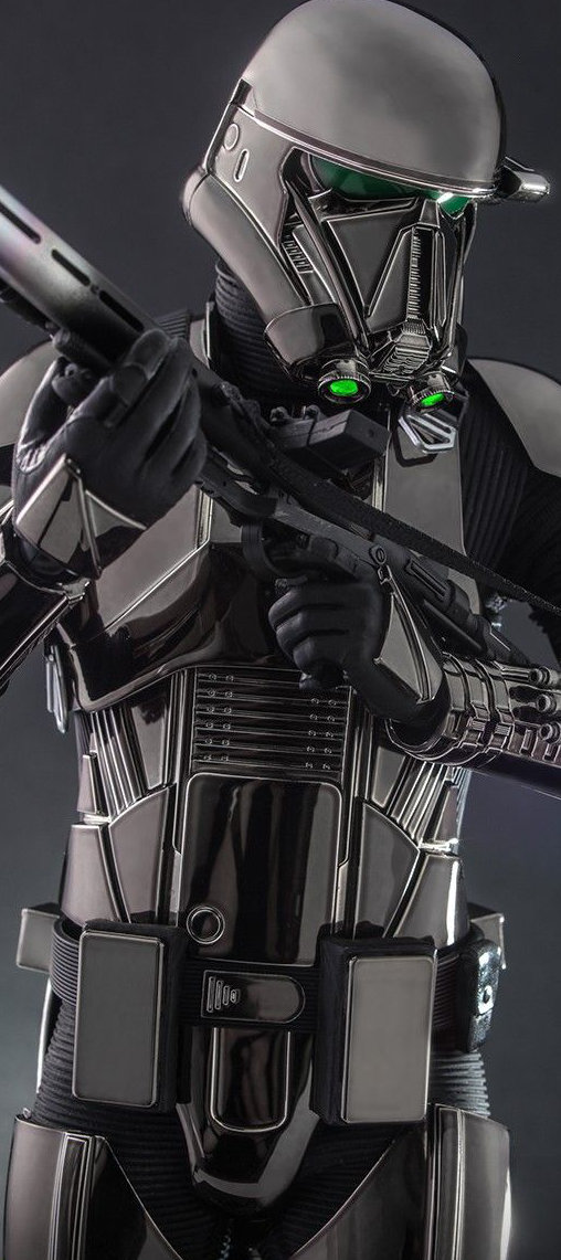 Star Wars - Rogue One: Death Trooper - Black Chrome, 1/6 Figur von Hot Toys