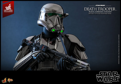Star Wars - Rogue One: Death Trooper - Black Chrome, 1/6 Figur ... https://spaceart.de/produkte/sw105-star-wars-rogue-one-death-trooper--black-chrome-figur-hot-toys-mms621-909531-4895228609496-spaceart.php