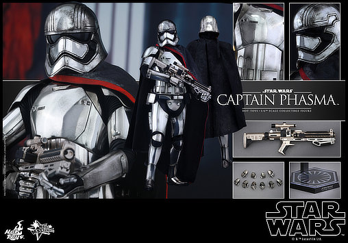 Star Wars - Episode VII - The Force Awakens: Captain Phasma, 1/6 Figur von Hot Toys