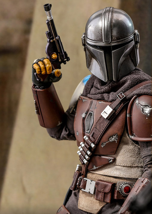 Star Wars - The Mandalorian: Mandalorian und Blurrg, 1/6 Figur von Hot Toys