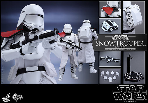 Star Wars - Episode VII - The Force Awakens: First Order Snowtrooper Officer, 1/6 Figur von Hot Toys
