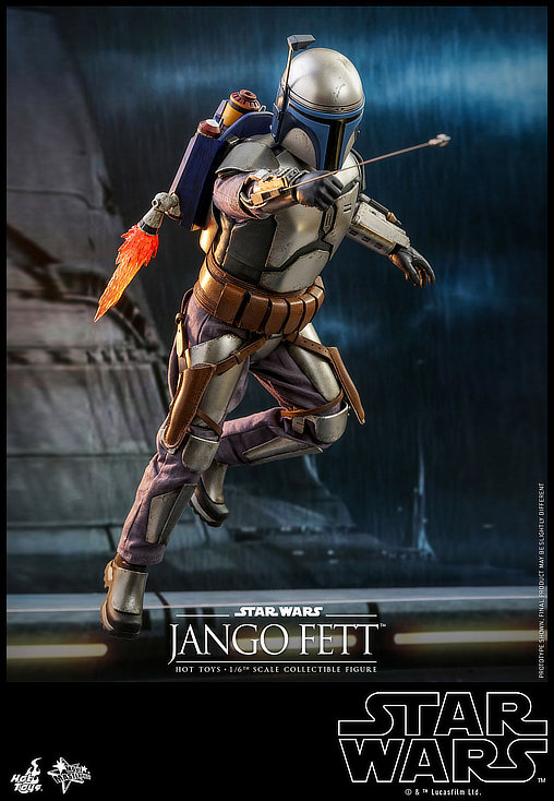 Star Wars - Episode II - Attack of the Clones: Jango Fett, 1/6 Figur von Hot Toys