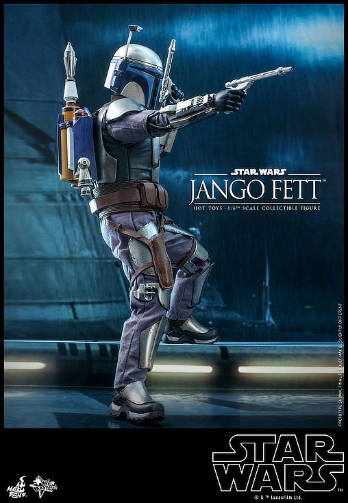 Star Wars - Episode II - Attack of the Clones: Jango Fett, 1/6 Figur von Hot Toys