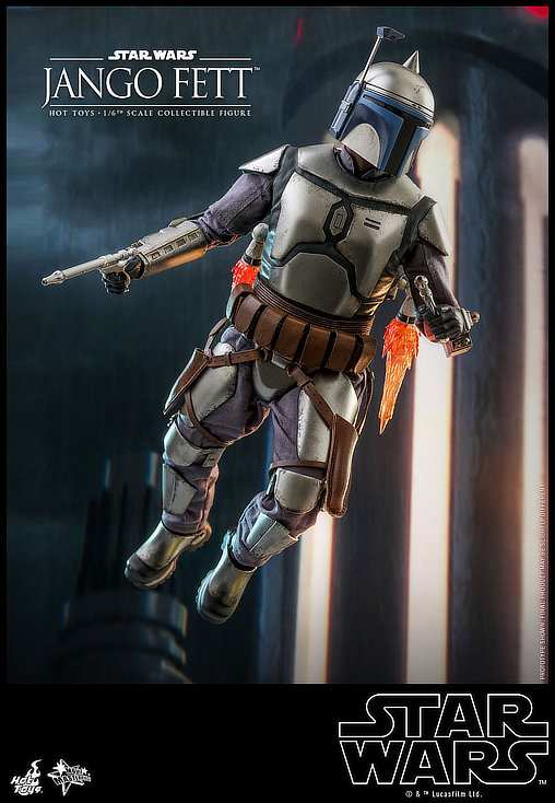 Star Wars - Episode II - Attack of the Clones: Jango Fett, 1/6 Figur von Hot Toys