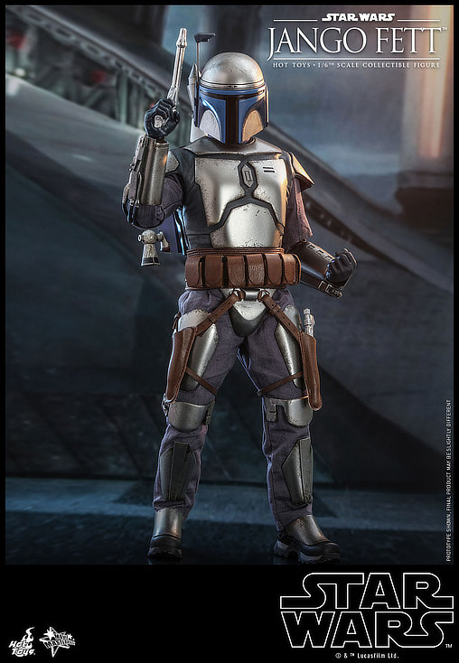 Star Wars - Episode II - Attack of the Clones: Jango Fett, 1/6 Figur von Hot Toys