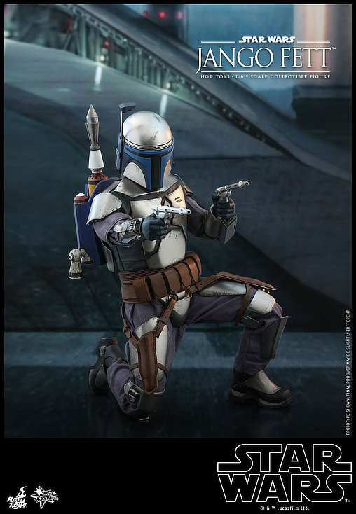 Star Wars - Episode II - Attack of the Clones: Jango Fett, 1/6 Figur von Hot Toys