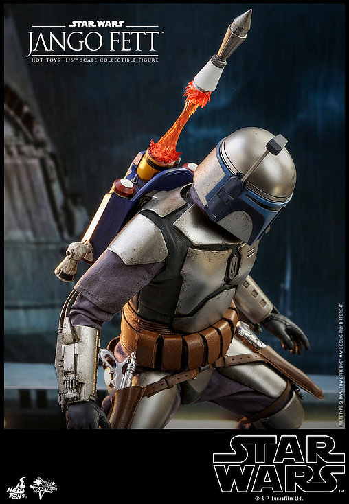 Star Wars - Episode II - Attack of the Clones: Jango Fett, 1/6 Figur von Hot Toys