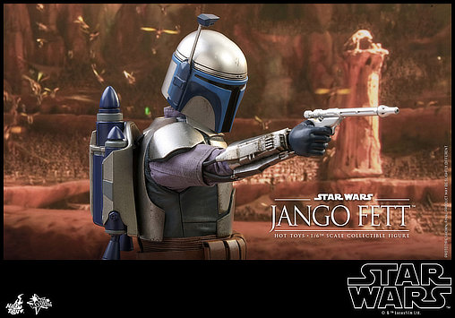 Star Wars - Episode II - Attack of the Clones: Jango Fett, 1/6 Figur von Hot Toys