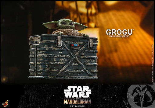 Star Wars - The Mandalorian: Grogu, 1/6 Figur von Hot Toys