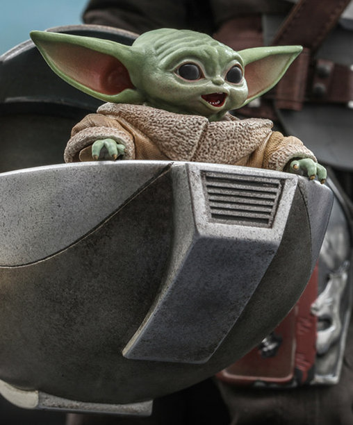 Star Wars - The Mandalorian: Grogu, 1/6 Figur von Hot Toys