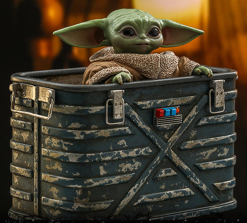 Star Wars - The Mandalorian: Grogu, 1/6 Figur von Hot Toys