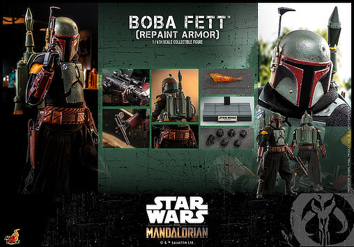 Star Wars - The Mandalorian: Boba Fett - Repaint Armor, 1/6 Figur ... https://spaceart.de/produkte/sw115-boba-fett-repaint-armor-figur-hot-toys-tms055-908895-4895228608789-star-wars-the-mandalorian-spaceart.php