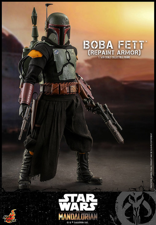 Star Wars - The Mandalorian: Boba Fett - Repaint Armor, 1/6 Figur von Hot Toys