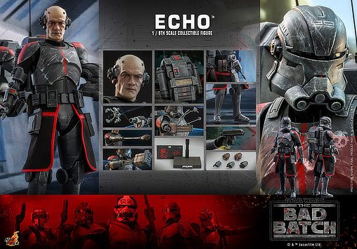 Star Wars - The Bad Batch: Echo, 1/6 Figur von Hot Toys