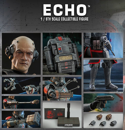 Star Wars - The Bad Batch: Echo, 1/6 Figur von Hot Toys