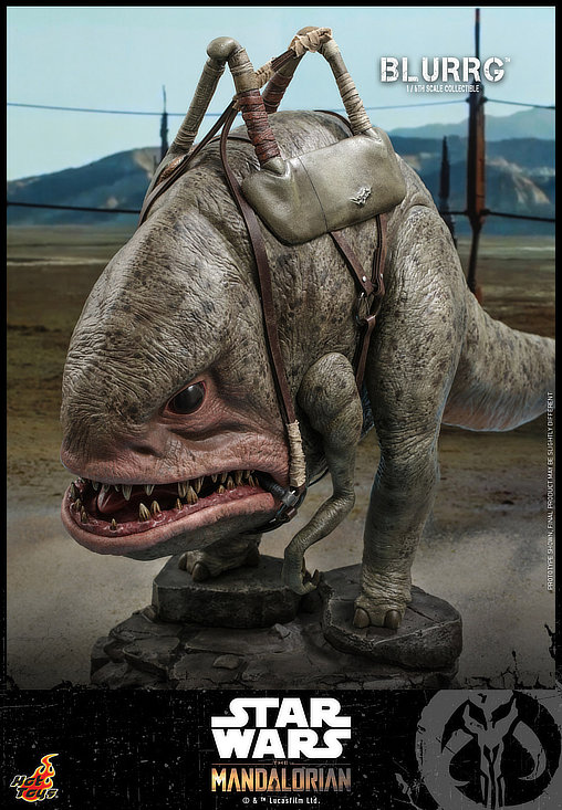 Star Wars - The Mandalorian: Blurrg, 1/6 Figur von Hot Toys