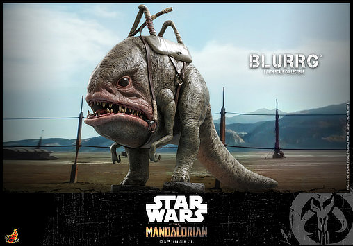 Star Wars - The Mandalorian: Blurrg, 1/6 Figur von Hot Toys