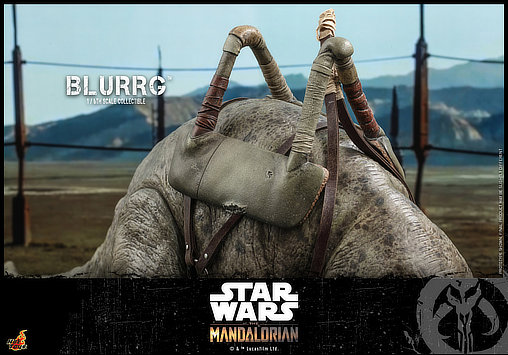 Star Wars - The Mandalorian: Blurrg, 1/6 Figur von Hot Toys