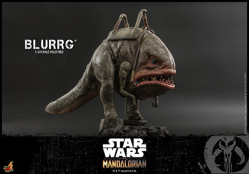 Star Wars - The Mandalorian: Blurrg, 1/6 Figur von Hot Toys