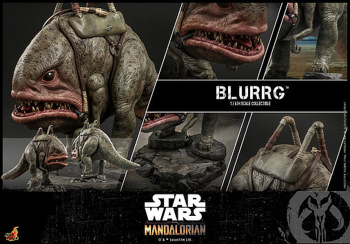Star Wars - The Mandalorian: Blurrg, 1/6 Figur von Hot Toys