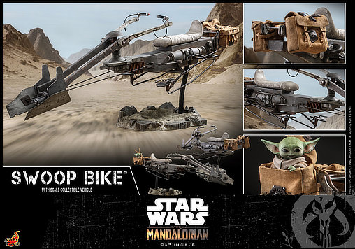 Star Wars - The Mandalorian: Swoop Bike, 1/6 Modell von Hot Toys
