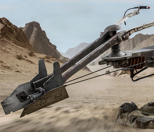 Star Wars - The Mandalorian: Swoop Bike, 1/6 Modell von Hot Toys