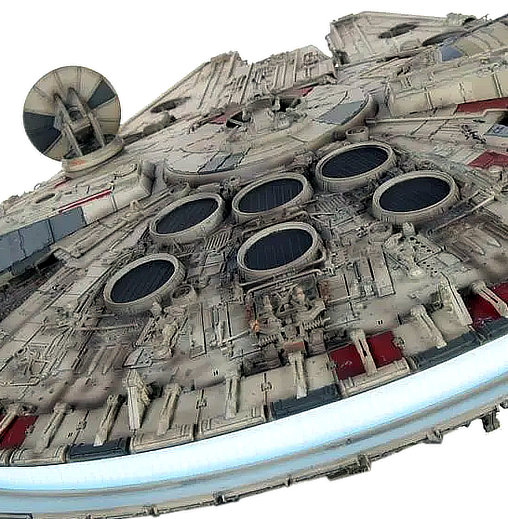 Star Wars - Episode V - The Empire Strikes Back: Millennium Falcon, Fertig-Modell ... https://spaceart.de/produkte/sw119-star-wars-esb-v-millennium-falcon-master-replicas-modell-sw-155-spaceart.php