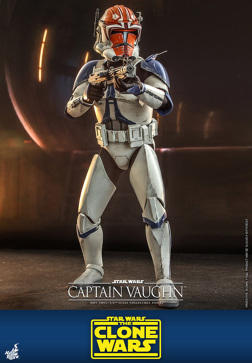 Star Wars - The Clone Wars: Captain Vaughn, 1/6 Figur von Hot Toys