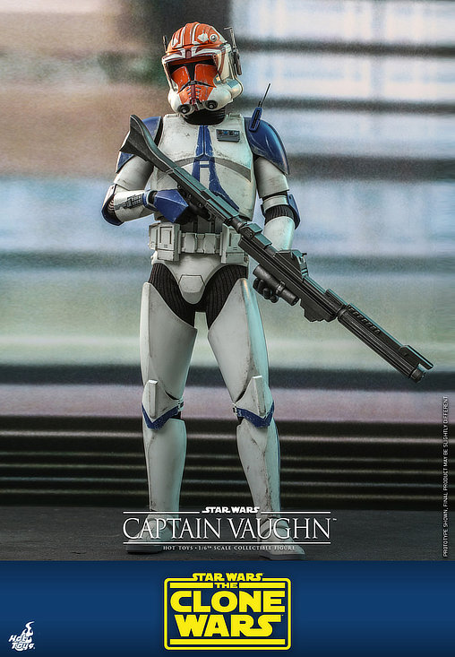Star Wars - The Clone Wars: Captain Vaughn, 1/6 Figur von Hot Toys