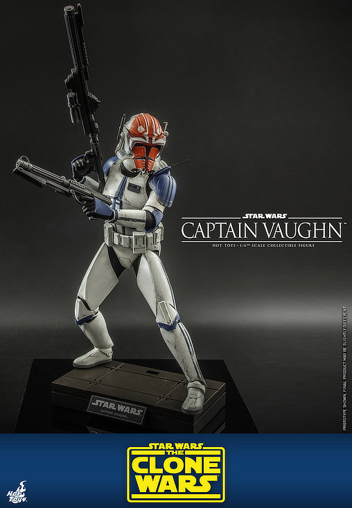 Star Wars - The Clone Wars: Captain Vaughn, 1/6 Figur von Hot Toys