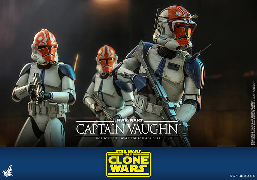 Star Wars - The Clone Wars: Captain Vaughn, 1/6 Figur von Hot Toys