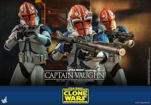 Star Wars - The Clone Wars: Captain Vaughn, 1/6 Figur von Hot Toys