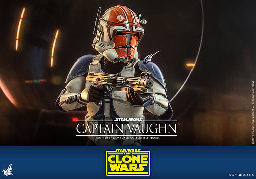 Star Wars - The Clone Wars: Captain Vaughn, 1/6 Figur von Hot Toys