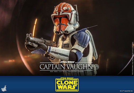 Star Wars - The Clone Wars: Captain Vaughn, 1/6 Figur von Hot Toys