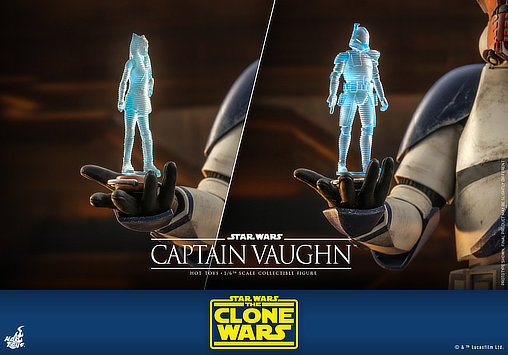 Star Wars - The Clone Wars: Captain Vaughn, 1/6 Figur von Hot Toys