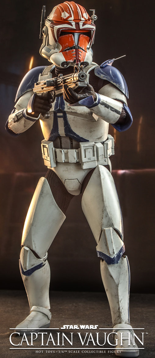 Star Wars - The Clone Wars: Captain Vaughn, 1/6 Figur von Hot Toys