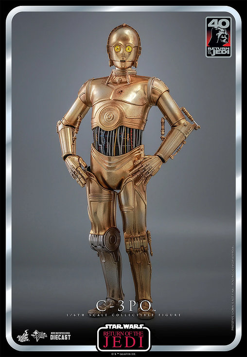 Star Wars - Episode VI - Return of the Jedi: C-3PO, 1/6 Figur von Hot Toys