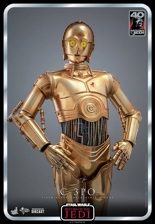 Star Wars - Episode VI - Return of the Jedi: C-3PO, 1/6 Figur von Hot Toys