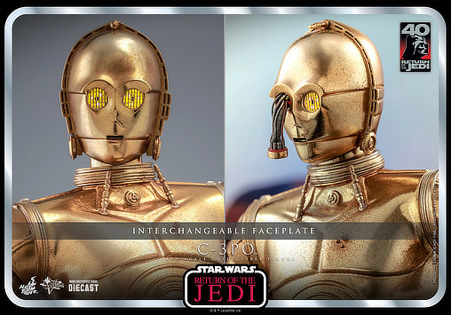 Star Wars - Episode VI - Return of the Jedi: C-3PO, 1/6 Figur von Hot Toys