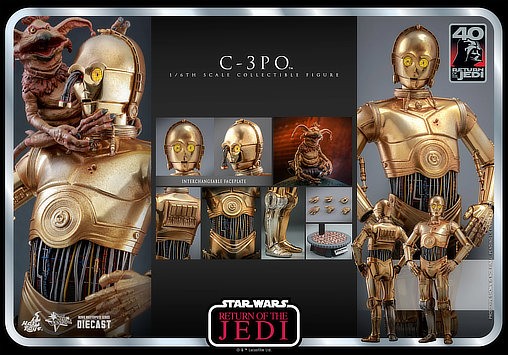 Star Wars - Episode VI - Return of the Jedi: C-3PO, 1/6 Figur von Hot Toys