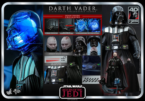 Star Wars - Episode VI - Return of the Jedi: Darth Vader - Deluxe, 1/6 Figur ... https://spaceart.de/produkte/sw125-darth-vader-deluxe-figur-hot-toys-star-wars.php
