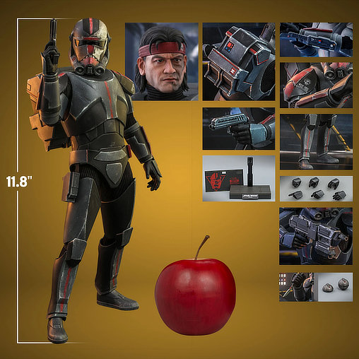 Star Wars - The Bad Batch: Hunter, 1/6 Figur von Hot Toys
